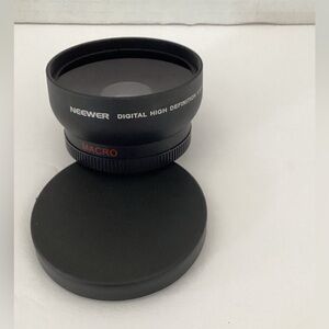 Black Digital High Definition Camera Lens 0.43x52mm